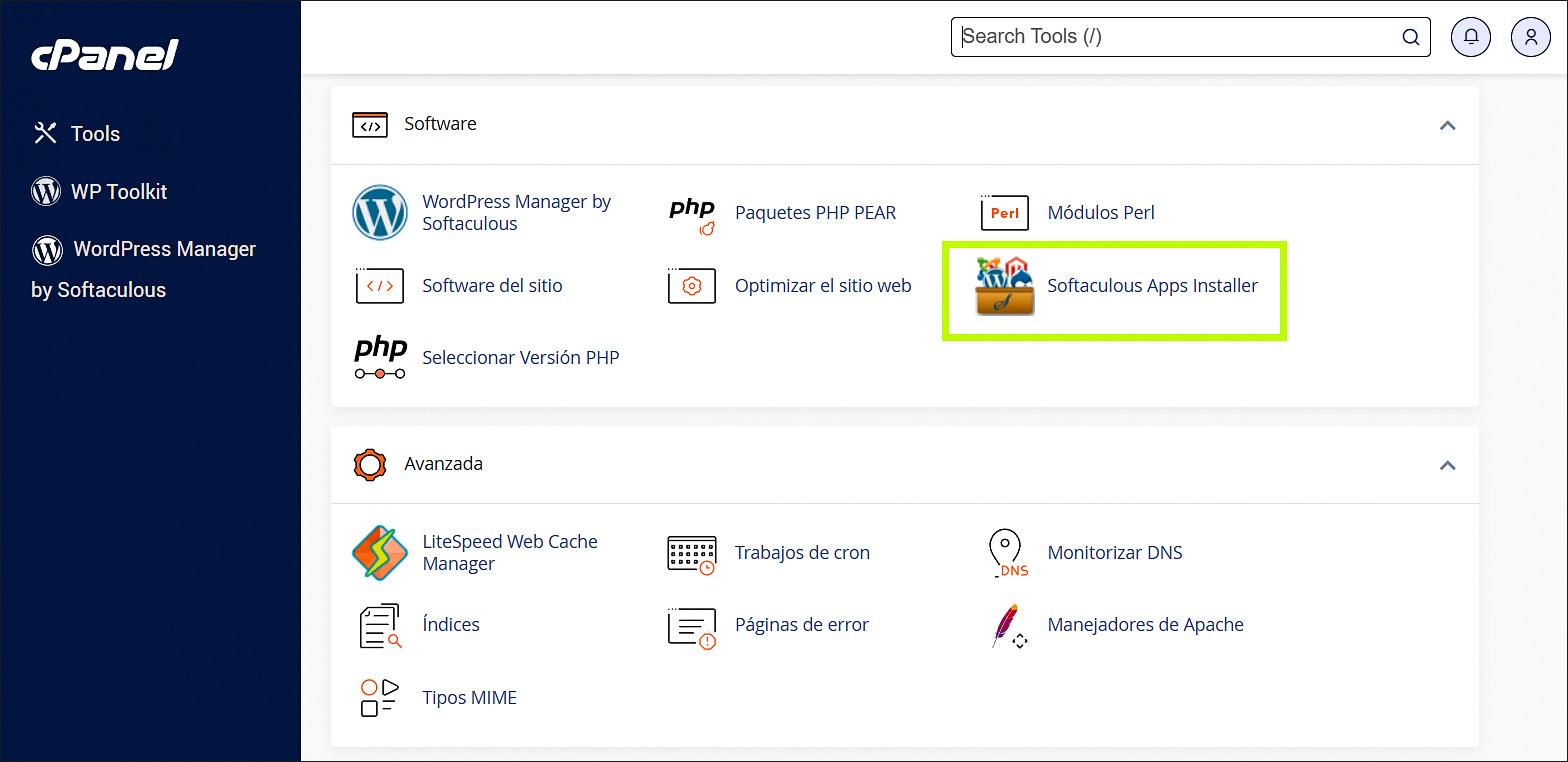 cPanel_Software_Softaculous