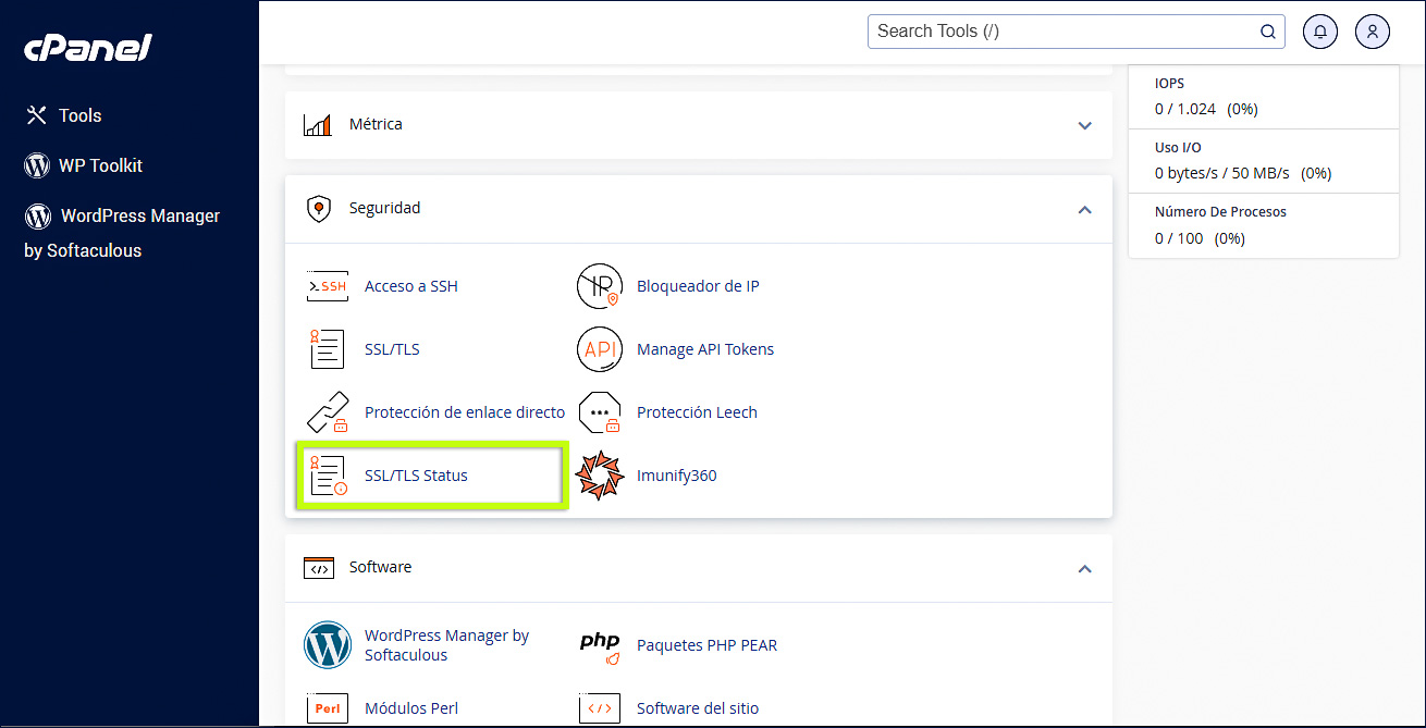 Incono de Certificado SSL