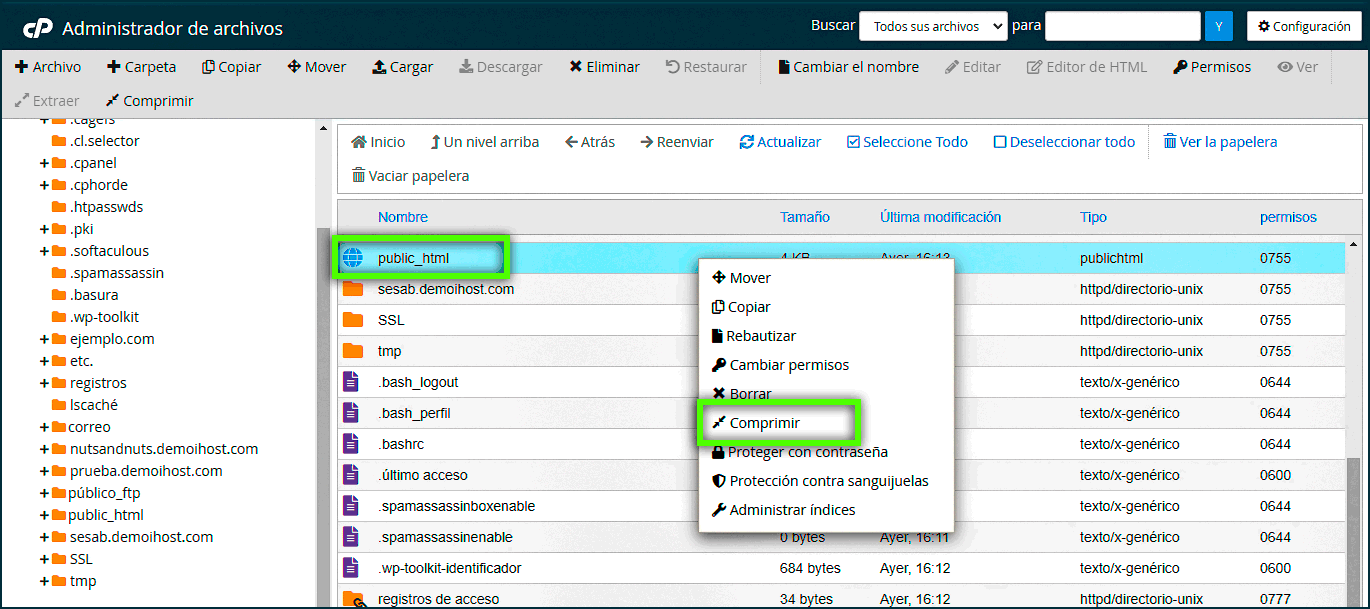 public_html-Administrador-de-archivos