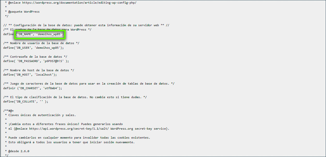 Nombre-de-base-de-datos-wp-config