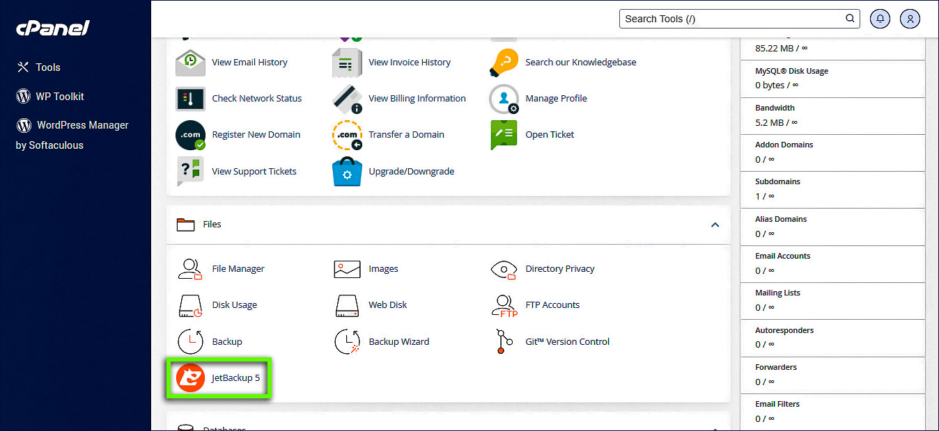 cPanel-JetBackup5
