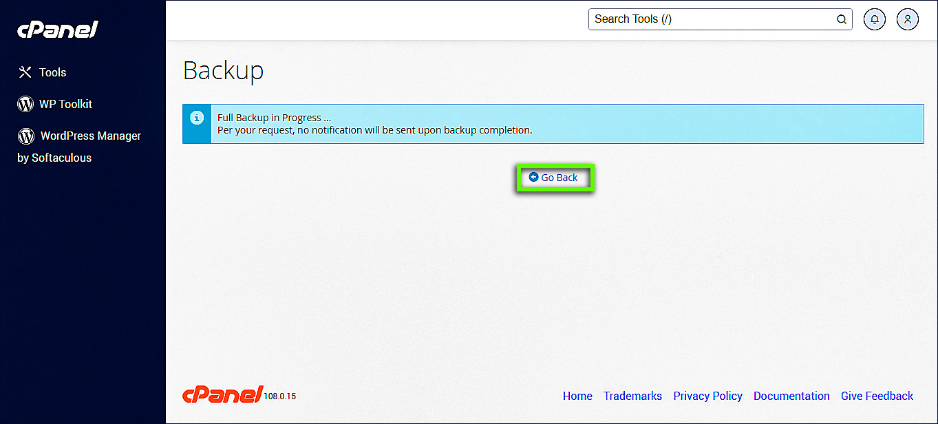 cPanel_Copias de seguridad