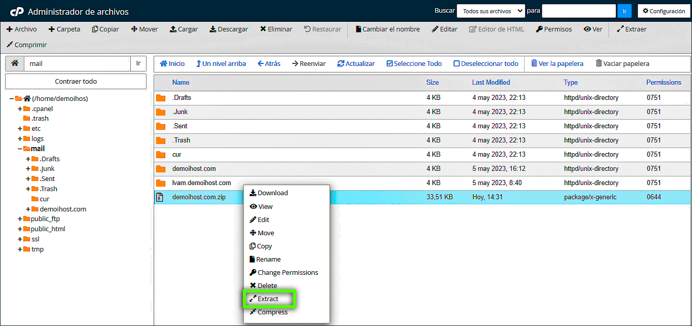 Comprimir-correos-etc
