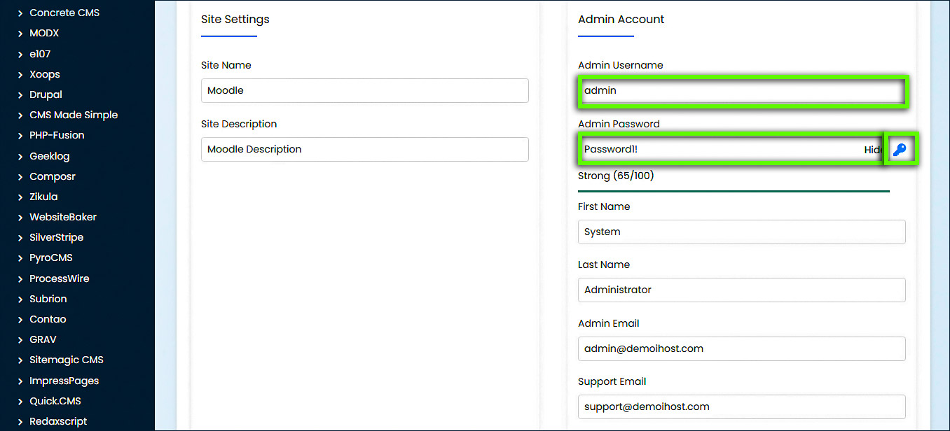 Moodle-Site-Settings