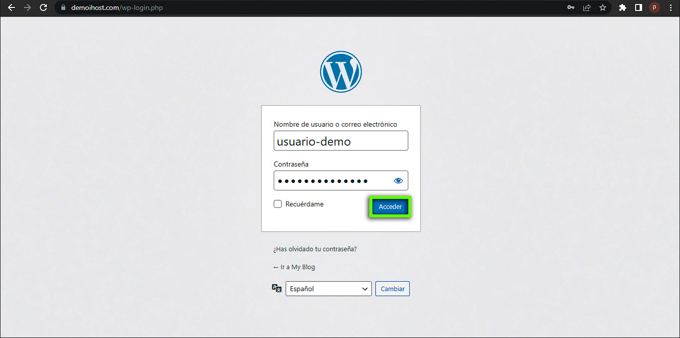 Loguin-WordPress