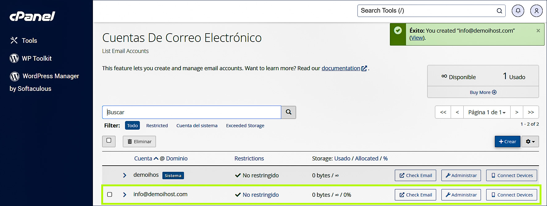 Correo-creado-exitosamente